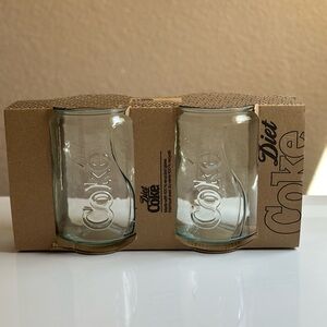 Diet Coke Glass Set 12 oz